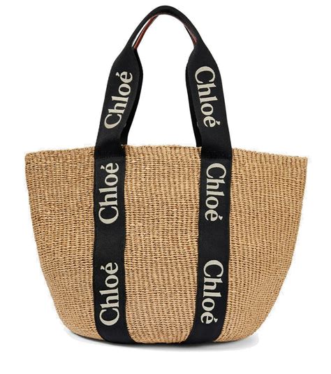 chloe large woody bag|chloe woody tote denim.